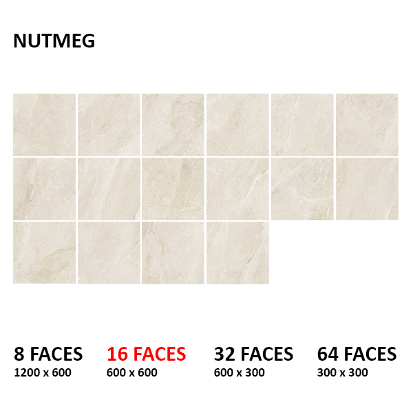 Capri  600x600 SurfaceTec Nutmeg