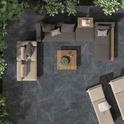 Capri 600x600 External Paver Pepper