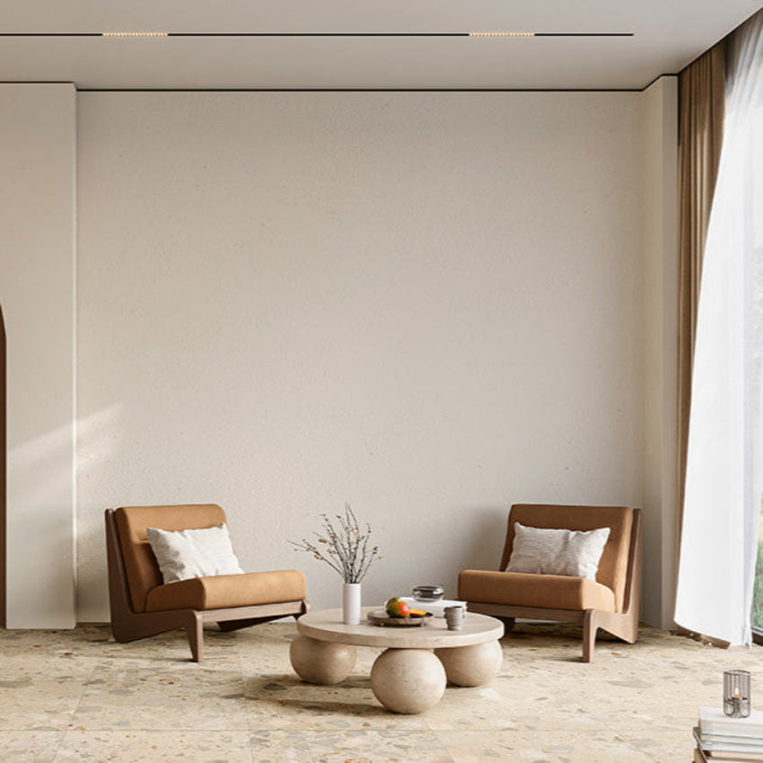Ciottoli Sassi Beige Matt Rectified 604x604mm Italian Stone Look Porcelain Tile