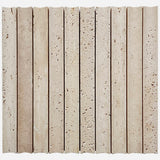 Rome Natural Travertine Mosaic Tile Concave Honed 300x314