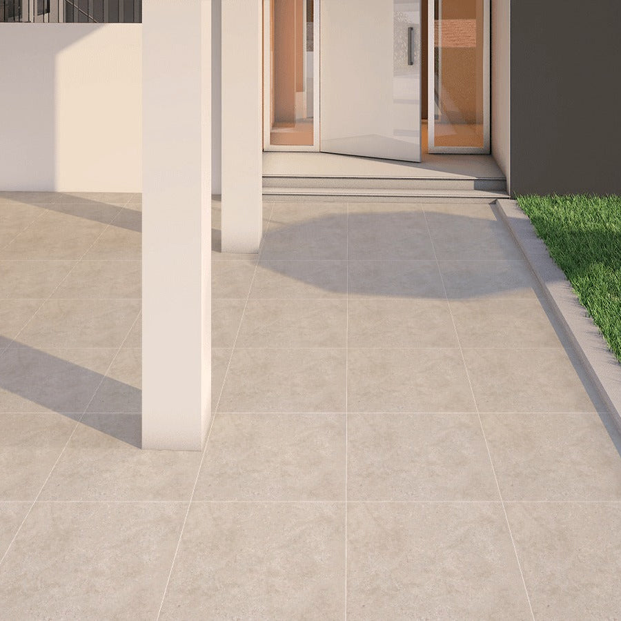 Concrete Rock Sand 600x600 Grip Concrete Look tile