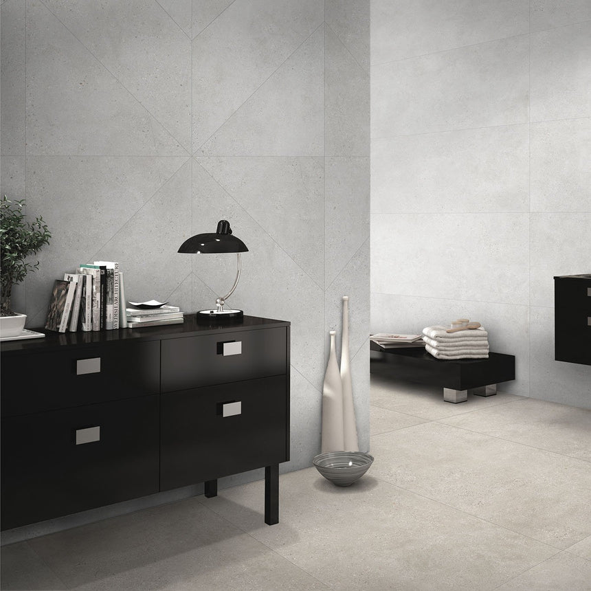 Concrete Rock Sand 600x1200 Matt Concrete Look tile