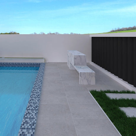 Concrete Rock Grey 600x600 External Paver 20mm Concrete Look Tile