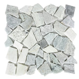 Crazy Mint Honed 305x305mm Natural Marble Mosaic