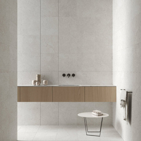 Crema Marfil 300x300 Matt Bianco Marble Look Tile