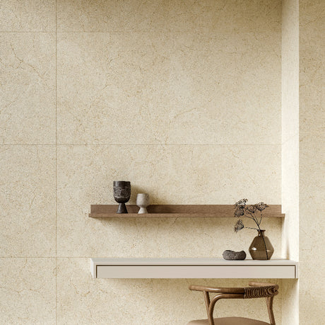 Crema Marfil 600x600 Matt Ivory Marble Look Tile