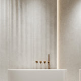 Crema Marfil 600x1200 Silktec Bianco 3D Feature Marble Look Tile