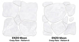 Enzo Moon SurfaceTec® Set Crazy Pave Anti-Slip Stone Look Porcelain Tile