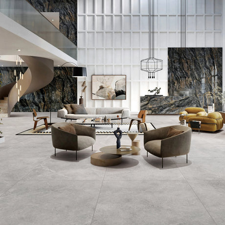 Enzo Cinder Matte 1200x1200mm Anti-slip Stone Look Porcelain Tile