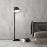 Enzo Cinder SurfaceTec® Chevron 260.6x73mm Anti-Slip Stone Look Porcelain Tile