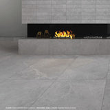 Enzo Cinder Lappato 600x1200mm Stone Look Porcelain Tile