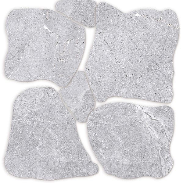 Enzo Cinder SurfaceTec® Set Crazy Paver Anti-Slip Stone Look Porcelain Tile