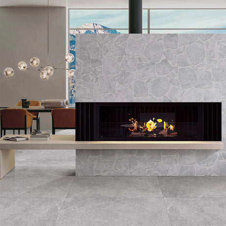 Enzo Cinder SurfaceTec® Set Crazy Paver Anti-Slip Stone Look Porcelain Tile