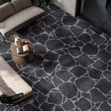 Enzo Coal SurfaceTec® Set Crazy Pave Anti-Slip Stone Look Porcelain Tile
