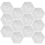 Enzo Moon SurfaceTec® Hexagon Mosaic 265x305mm Anti-Slip Stone Look Porcelain Tile
