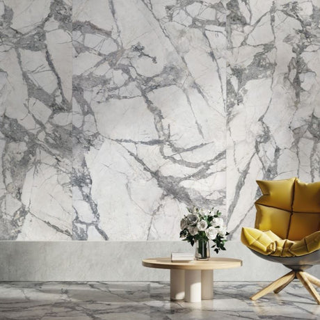 Aurora Invisible Grey 1200x1200mm Marble Look Tile
