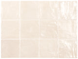 Iris Ivory 100x100mm Spanish Small Square Ceramic Wall Tile
