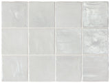 Iris Silver 100x100mm Spanish Small Square Ceramic Wall Tile