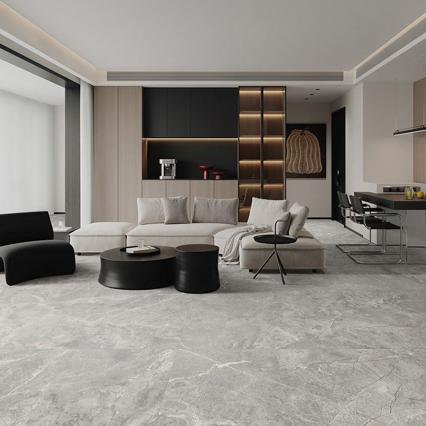 Kaolin Granito 600x1200 Grigio Silktec