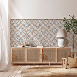 Magnolia Valeria Matt 200x200mm Decorative Encaustic Look Porcelain Tile