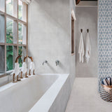 Marlow White Whale Matte 115x115mm Encaustic Look Tile