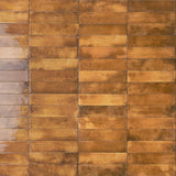 Mojave Ocra Brick 60x250mm Gloss Subway Tile