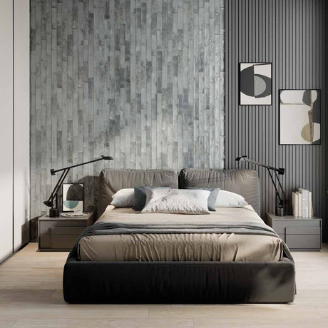 Mojave Light Grey 60x250mm Gloss Subway Tile