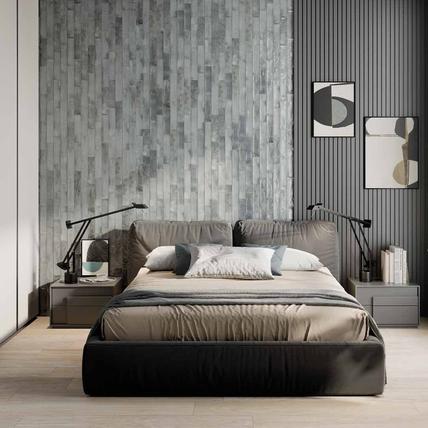 Mojave Light Grey 60x250mm Gloss Subway Tile