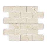 Capri 299x300.5 Mosaic Tumbled Edge Nutmeg