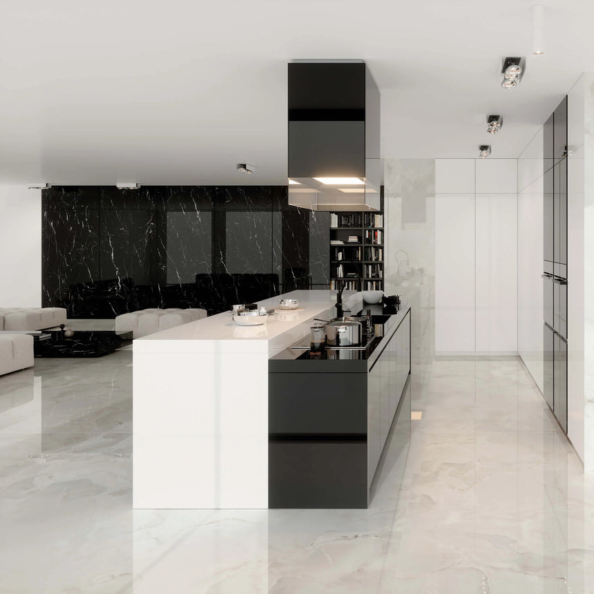 Onice Reale Crystal 600x1200mm Polished Onyx Marble Look Porcelain Tile