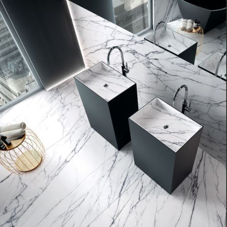 Superb Marble Lilac New York 600x1200mm Marble Look Tile