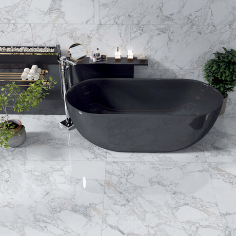Superb Marble Arabescato 600x600mm Marble Look Tile