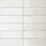 T-Brick Coconut Gloss 52x160mm Handmade Look Ceramic Subway Tile