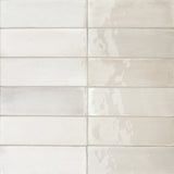 T-Brick Seashell Gloss 52x160mm Handmade Look Ceramic Subway Tile