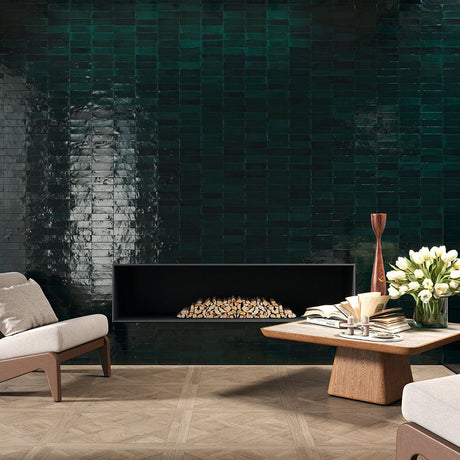 T-Brick Jade Gloss 52x160mm Handmade Look Ceramic Subway Tile