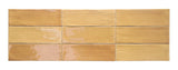 Tabarca Miel Gloss 75x230mm Handmade Look Honey Subway Tile