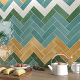 Tabarca Miel Gloss 75x230mm Handmade Look Honey Subway Tile
