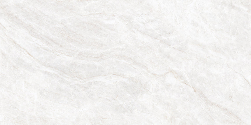 Taj Mahal Bianco SilkTec 600x1200mm Marble Look Porcelain Tile