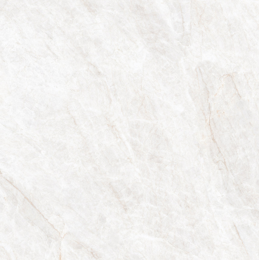 Taj Mahal Bianco SilkTec 600x600mm Marble Look Porcelain Tile