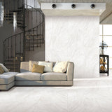 Taj Mahal Bianco SilkTec 600x1200mm Marble Look Porcelain Tile