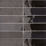 T-Brick Abyss Gloss 52x160mm Handmade Look Ceramic Subway Tile
