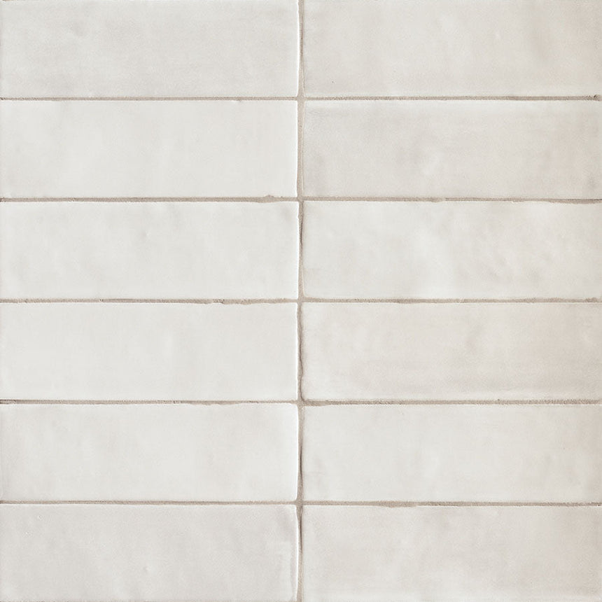 Tint Blanc Matt 52x160mm Handmade Look Ceramic Subway Tile