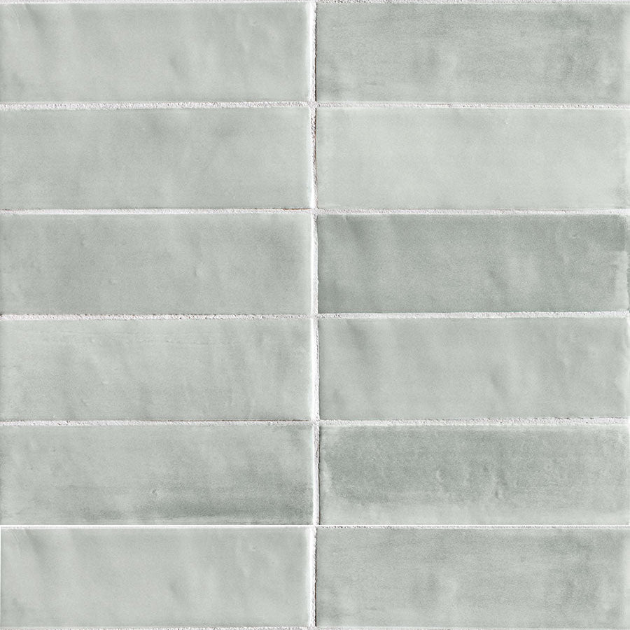 Tint Ocean Mist Matt 52x160mm Handmade Look Ceramic Subway Tile