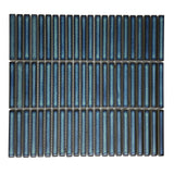 Vintage Stack Emerald Kit Kat Mosaic Tile Gloss 12x92