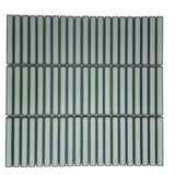 Vintage Stack Fern Kit Kat Mosaic Tile Gloss 12x92