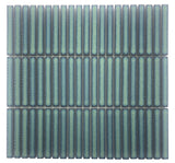 Vintage Stack Forest Kit Kat Mosaic Tile Gloss 12x92