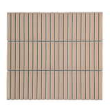 Vintage Stack Pink Kit Kat Mosaic Tile Gloss 12x92