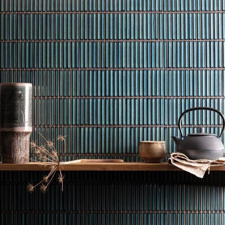 Vintage Stack Spring Kit Kat Mosaic Tile Gloss 284x296mm