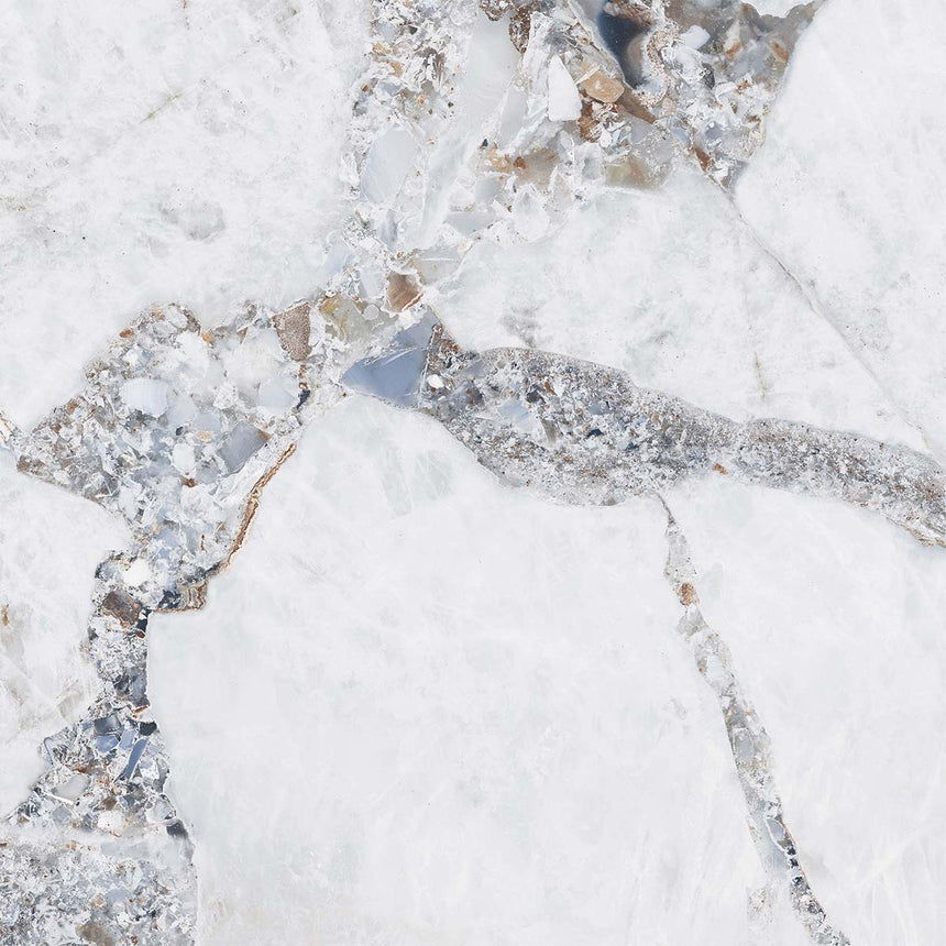 Wonderland Bright Precious 1200x1200mm Marble Look Tile