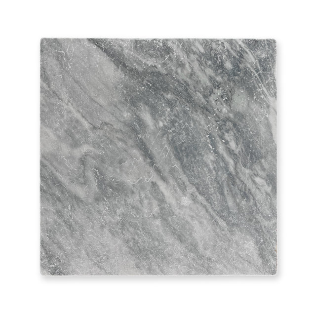 Bardiglio Tumbled Natural Stone Square Tile 200x200mm — authentic supplier photograph with neutral background and soft shadow